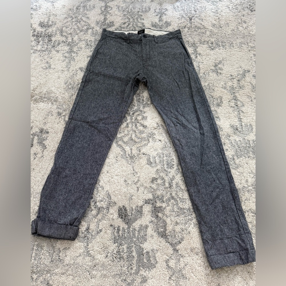 Versatile J. Crew Charcoal Stretch Men’s Pants
